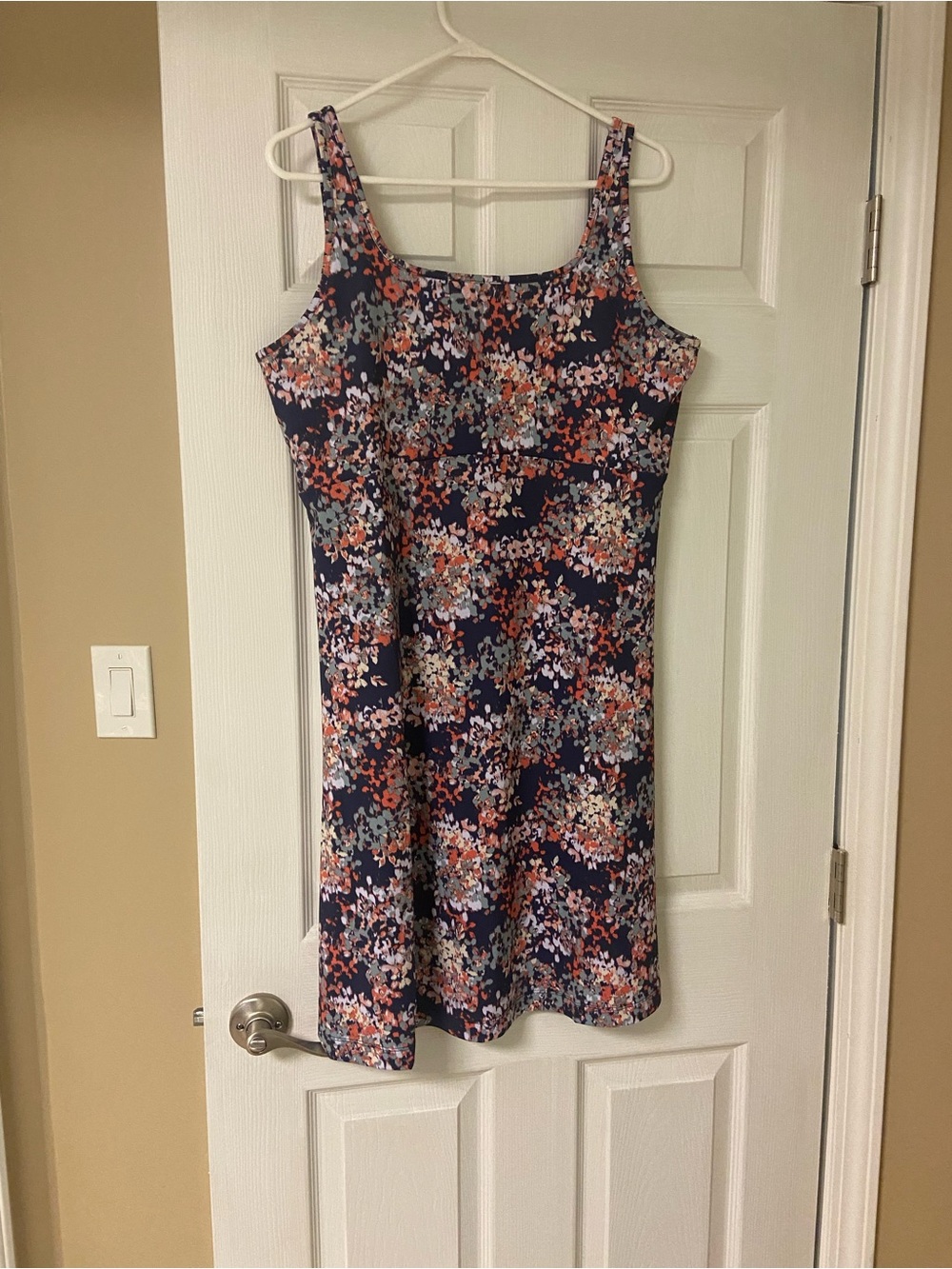 Columbia Navy Floral Tank Dress - Women's Summer Sundress